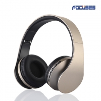 Focuses 4 in 1 Wireless Bluetooth Stereo Headphones On Ear Foldable Headset,with Microphone,Lightweight,Comfortable,Powerful Bass