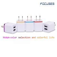 Focuses- Premium 5V/1A Dual USB Wall Charger