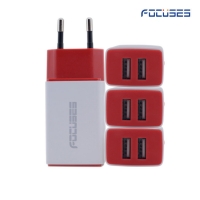 Focuses- Premium 5V/2.1A (EU/US Plug) Dual USB Wall Charger
