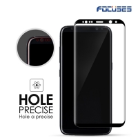 Focuses- Premium 3D Full Coverage Tempered Glass Screen Protector for Galaxy S8