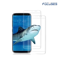 Focuses- Premium Japan Asahi (AGC) 3D Full Coverage Tempered Glass Screen Protector for Galaxy S8