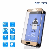 Focuses- Premium 3D Full Coverage Tempered Glass Screen Protector for Galaxy S6 Edge Plus