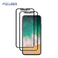 Focuses-3D Curved Full Coverage  Tempered Glass Screen Protector for iPhone 8
