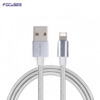 FOCUSES Premium 3.28ft/1.0m Braided Jacket Two in One USB Data Cable for Android and iOs