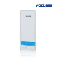 FOCUSES 16000 mAh Portable bank Charger with Max Output 2.1A for iPhone, Samsung Galaxy ,Tablets, Cameras &More (White)