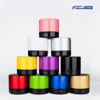 Focuses Metal Steel Portable Wireless Bluetooth Speaker