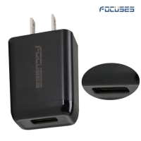 FOCUSES AC 100-240V 50-60Hz, DC Output 5V 2.4A (12W,UL Certified) Universal USB Wall Travel Charger.
