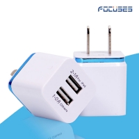 Focuses- Premium 5V/2.1A Dual USB Wall Charger