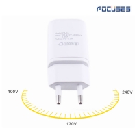 Focuses- Premium(CE Certified) 5V/2A Single USB Wall Mount Charger