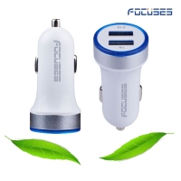 Focuses- Lighting Circle 5V/2.1A Dual Multiple USB Car charger