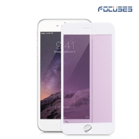 Focuses Premium Anti-Purple Carbon Fiber 3D Round Edge Light Tempered Glass Screen Protector for iPhone6 6s