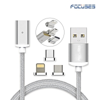 FOCUSES Magnetic USB Charging Cable for iPhone, Samsung, HTC, Nexus, Sony, Motorola…